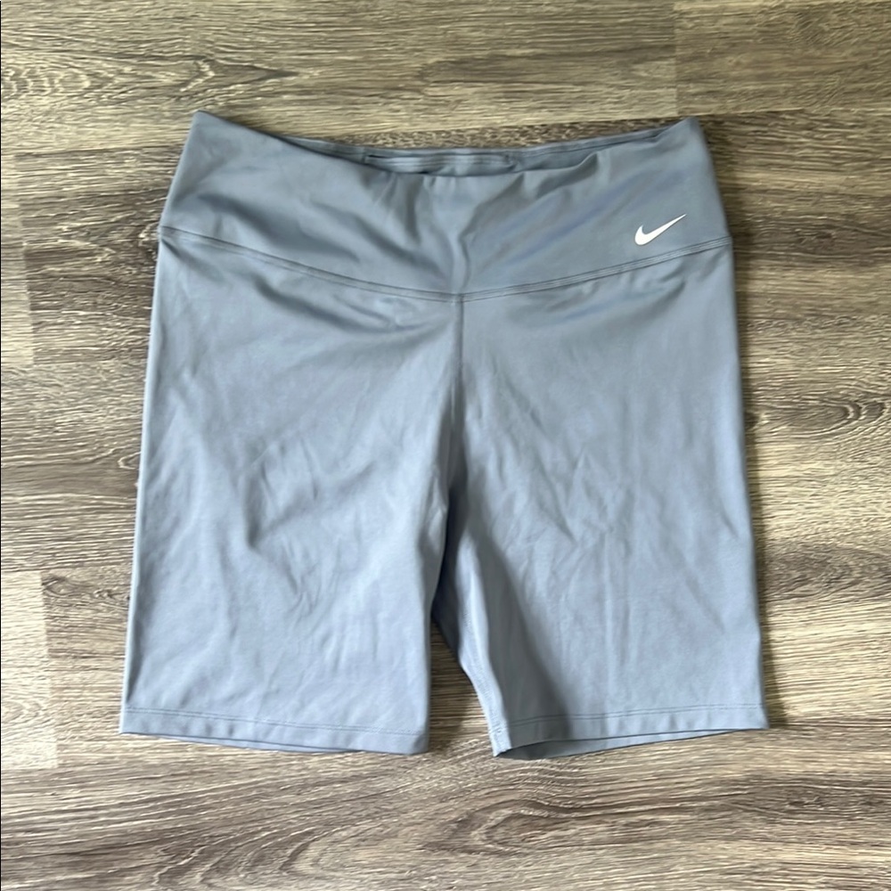 Nike Gray Bike Shorts Performance Fit